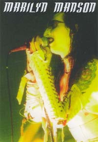 Marilyn Manson Yellow / Green Pic CARD 144252
