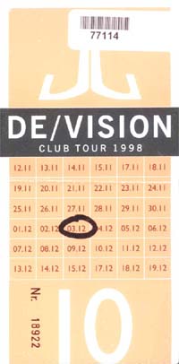 De/Vision Club Tour 98 ??? 577114